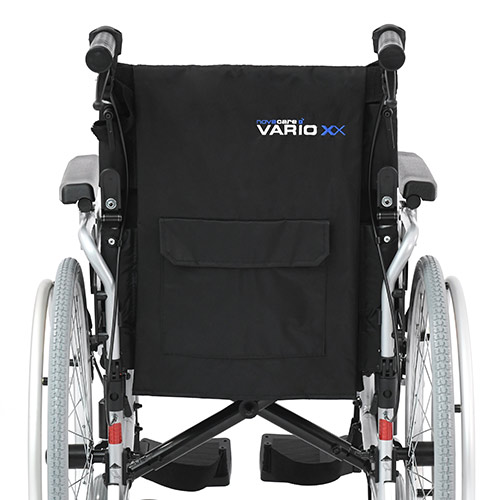 VARIOXX<sup>2</sup> Leichtgewichtrollstuhl - Ansicht von hinten - integrierte Tasche